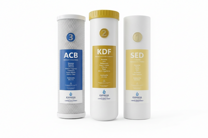 3-Stage Home Water Filter — Removes Chlorine, Lead & PFAS
