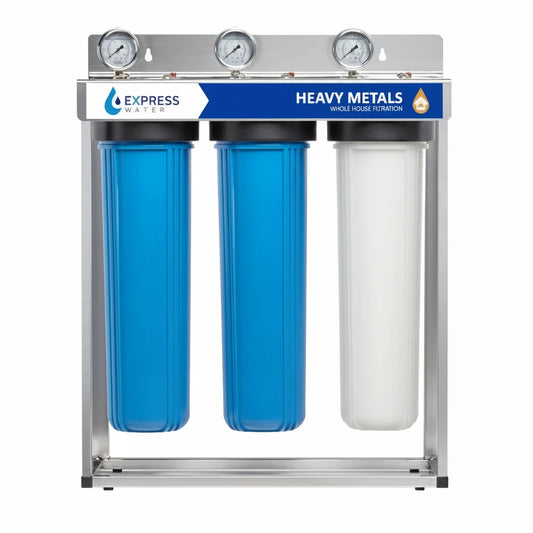 3-Stage Home Water Filter — Removes Chlorine, Lead & PFAS